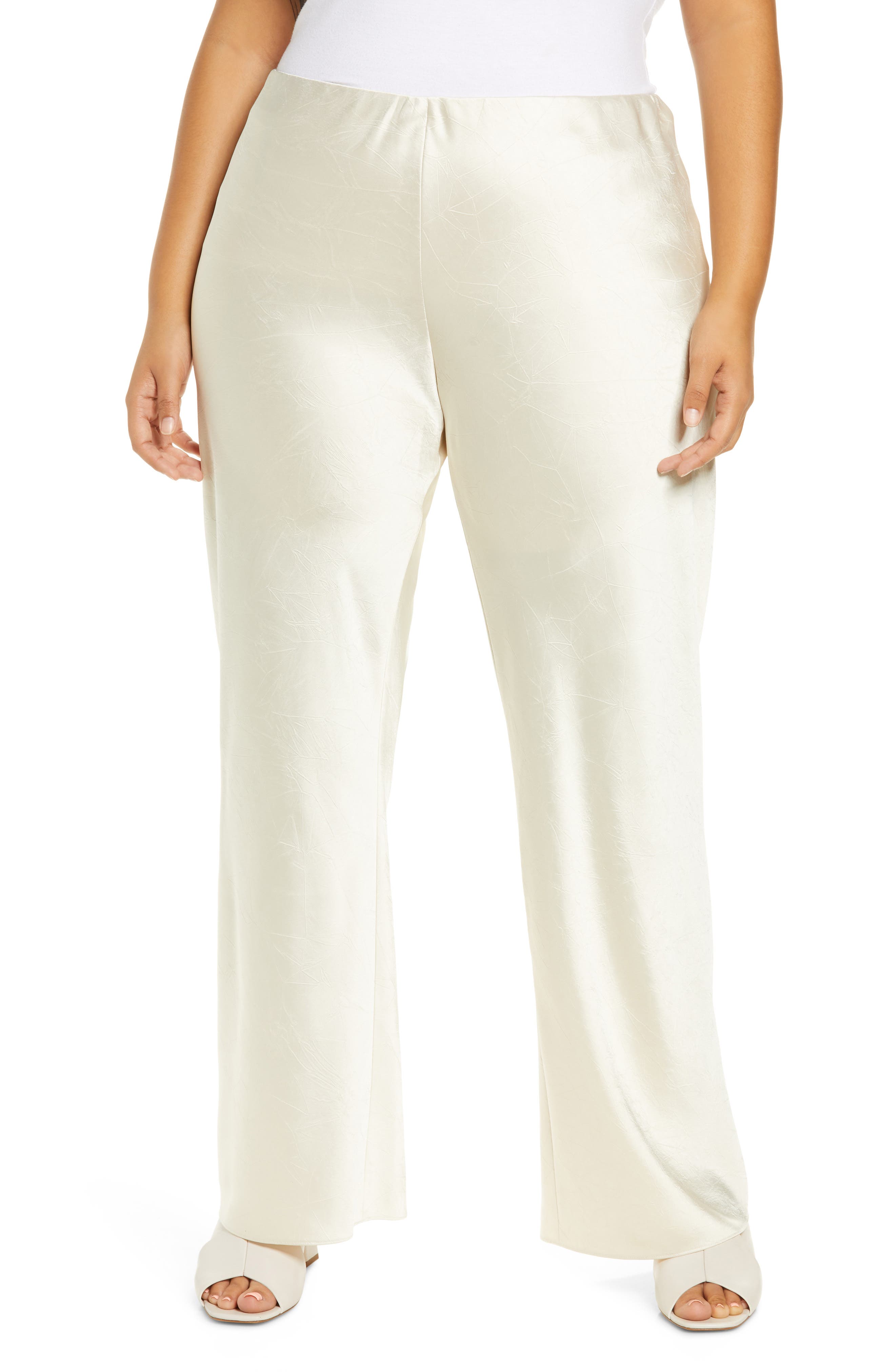White Plus-Size Pants ☀ Leggings ...